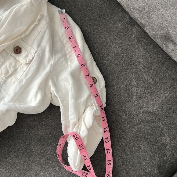 Chico's Linen jacket or shirt - safari mood - size 0 - Picture 9 of 11